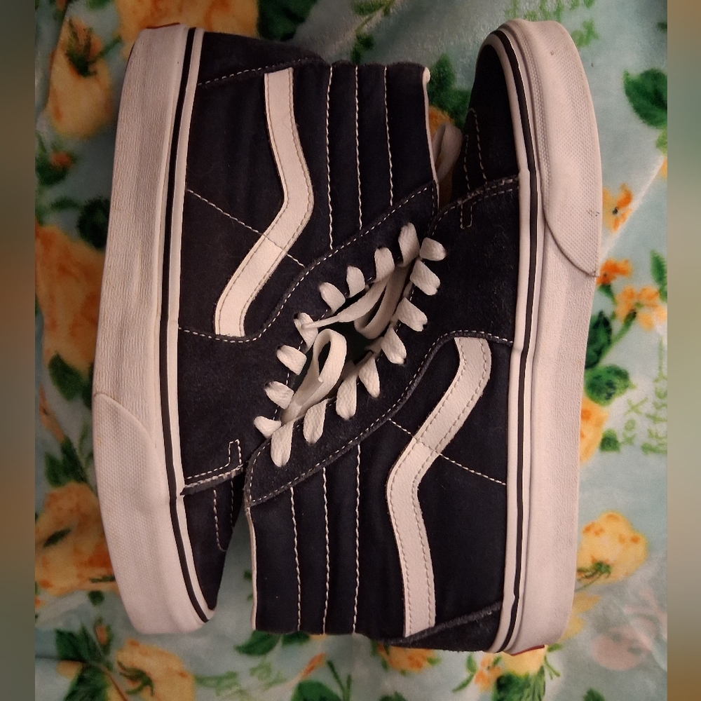 Dark Midnight Blue Vans Skate Hi Womens 8